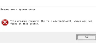 advrcntr5 dll error message 5a8edac58e1b6e00369bfe02