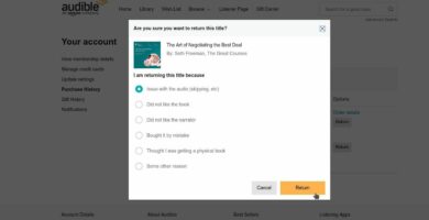 how to return a book on audible 4178929 1 5c2a75a046e0fb000118fc72