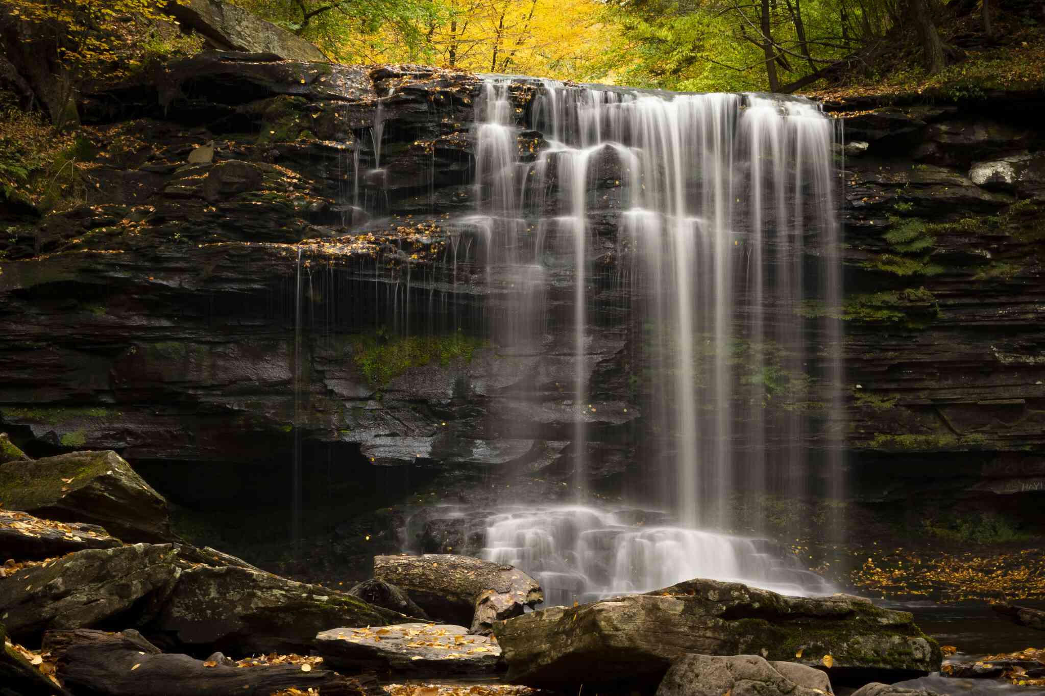 Harrison Wright Falls No.2, Rickett's Glen State Park, Pennsylvania.
