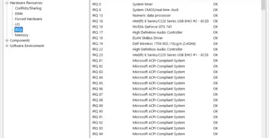 irq system information 5a3ad7ac845b340037762a82