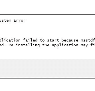 msstdfmt dll error message 77e577deb69342f58f4d71ce8797f099