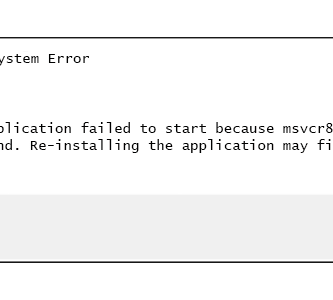 msvcr80 dll error message 588b6c653df78caebc371f7c