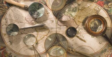 still life of old map with magnifying glasses 79251200 5b5135b0c9e77c005b2ba74c