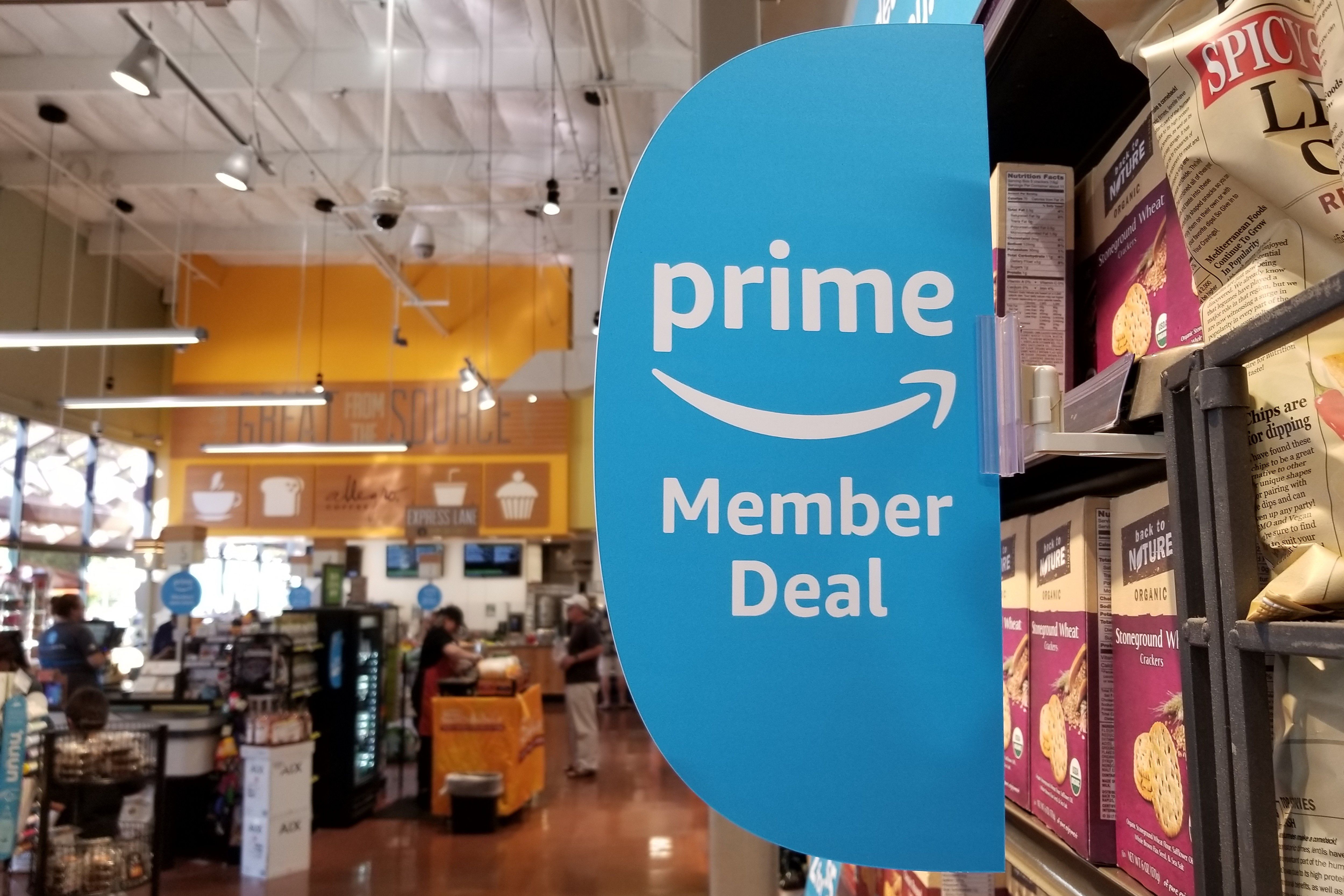 Prime Member Deal teken bij Whole Foods