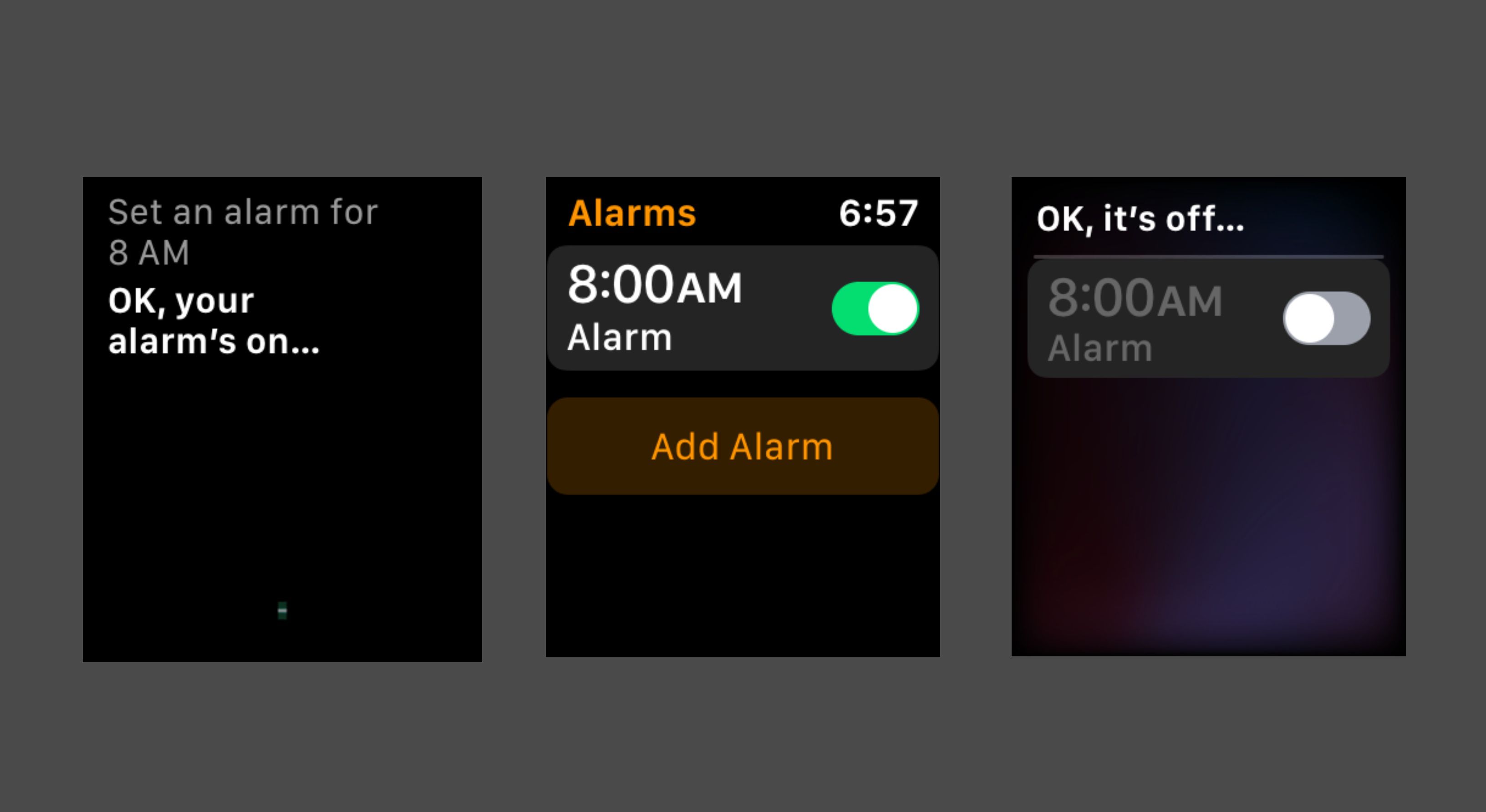 Siri gebruiken om een ​​alarm in te stellen op Apple Watch