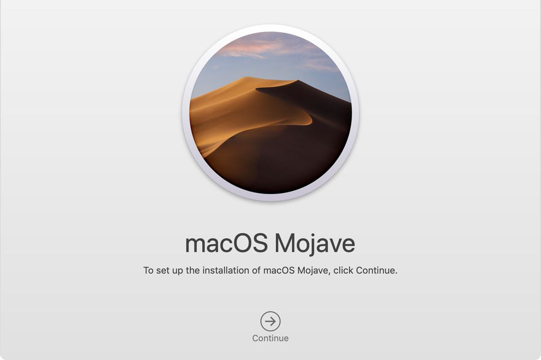 Schermafbeelding van macOS Mojave