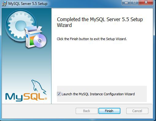 MySQL-installatie Installatie voltooien