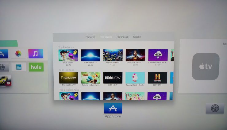 App Store op Apple TV