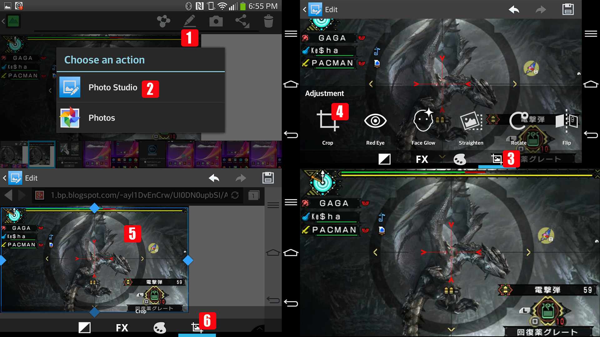 Schermafbeeldingen van LG G Flex-videogames