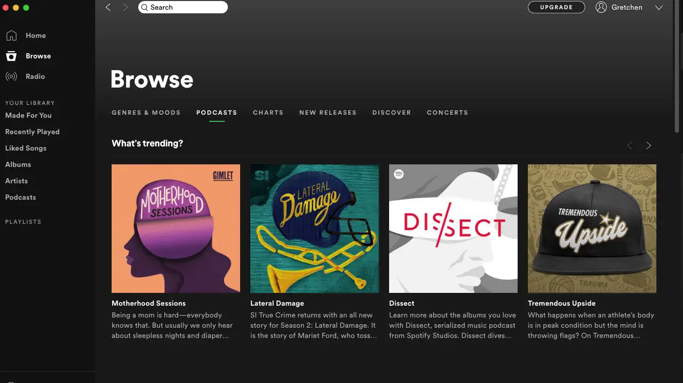Door podcasts bladeren in Spotify
