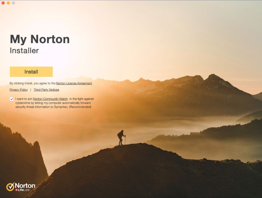 Norton macOS-installatieprogramma