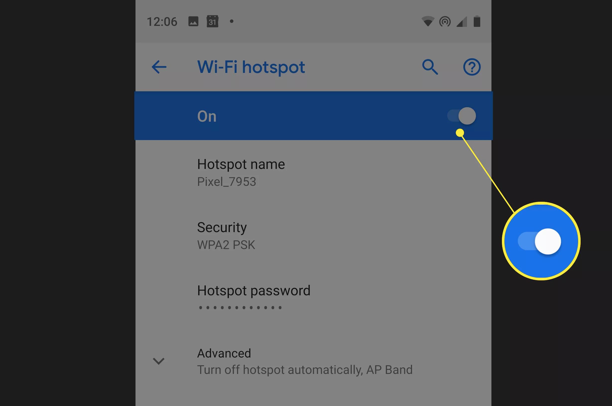 Wi-Fi-hotspot aanzetten voor Pixel