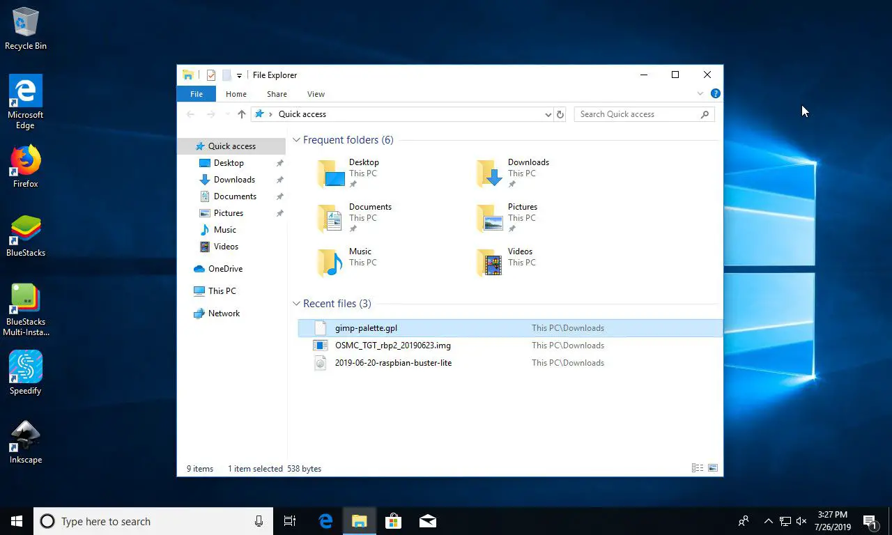 Windows 10 Verkenner