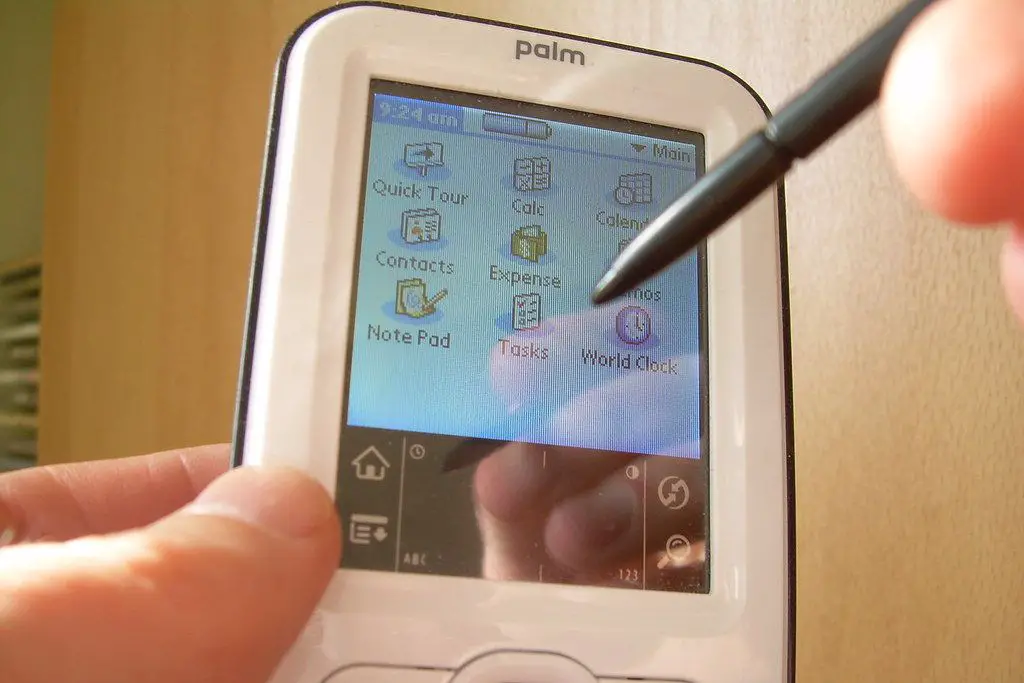 Apps op een Palm Pilot