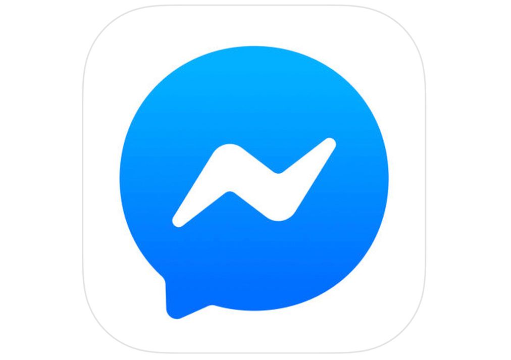 Facebook Messenger-app-pictogram voor iOS