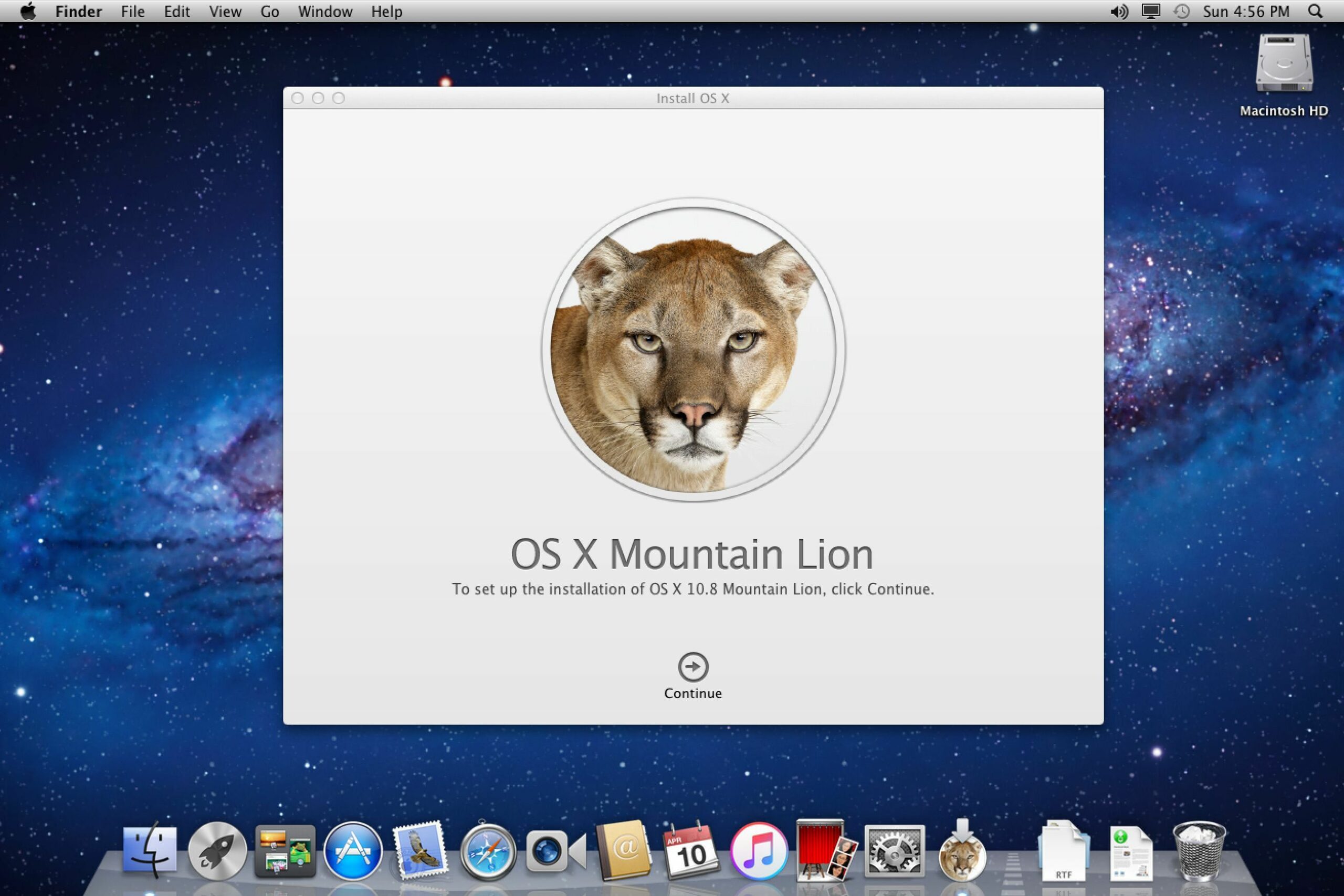 how to upgrade macmini from mac os x lion 10.7.5