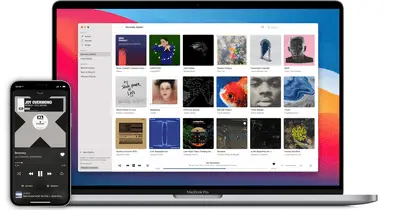 Doppler-app voor muziekspeler op Mac en iPhone