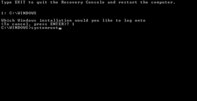 systemroot xp recovery console defdbb4e538242338b0c506b38fd2761