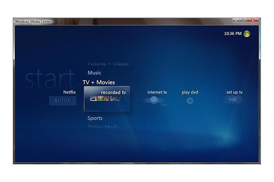 Netflix instellen op Windows Media Center in Windows Vista - 2021