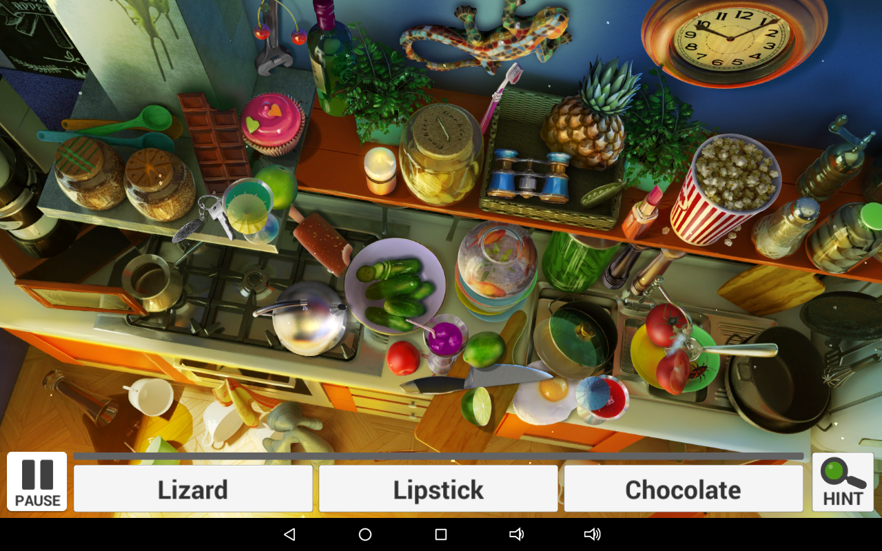 Rommelige keuken voor Android
