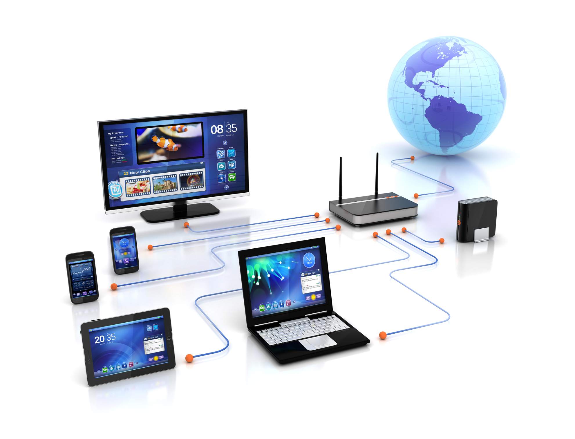 Home Oplossing & wifi Apparaten netwerk