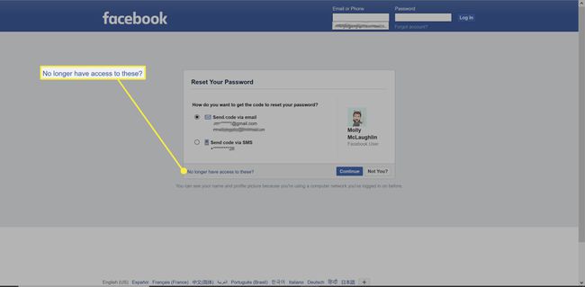 Vertrouwde Facebook-contacten instellen.