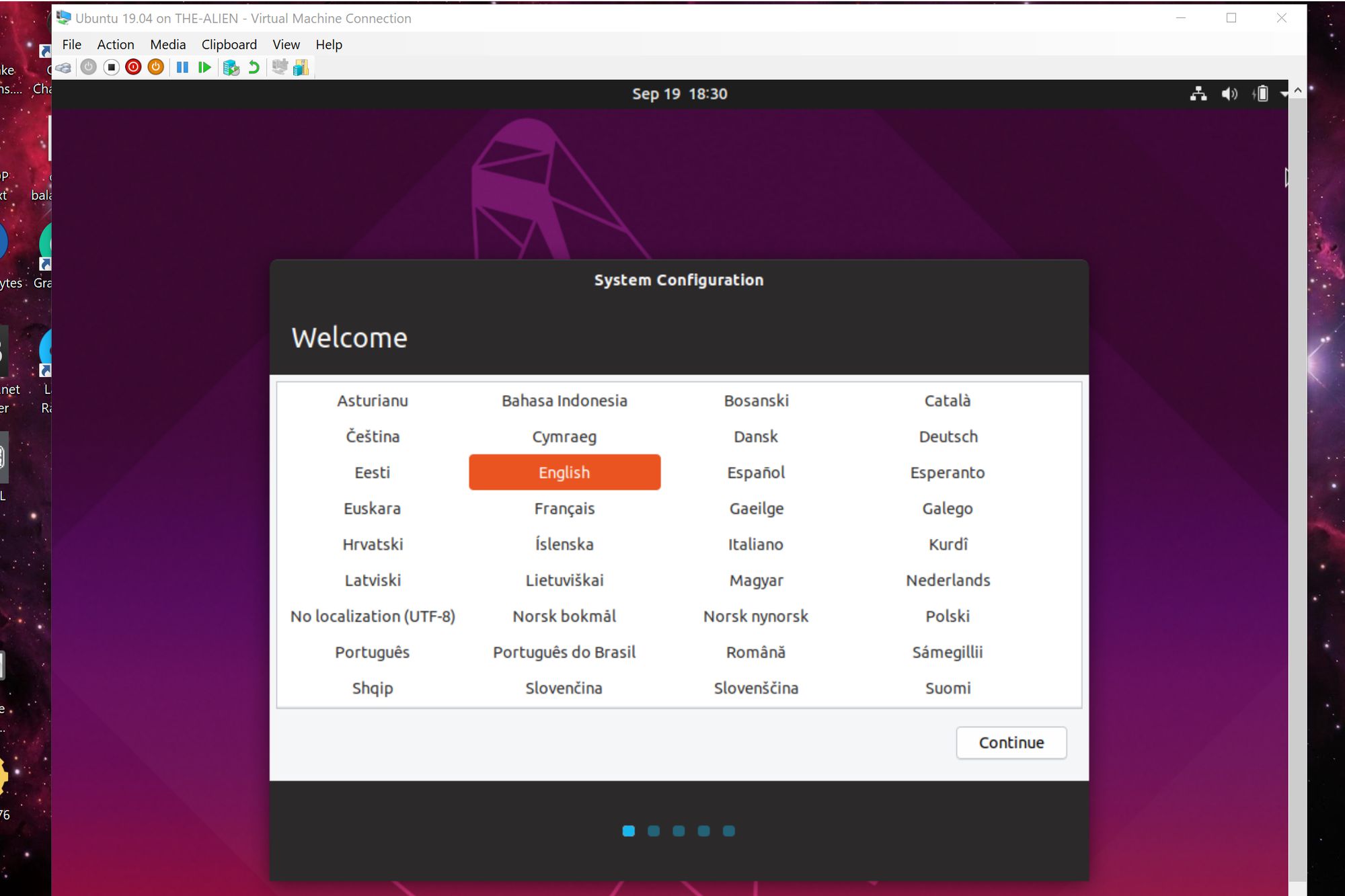 Installeer virtuele Ubuntu PC Hyper-V